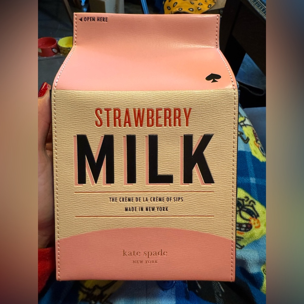 Kate Spade Strawberry Milk Crossbody Novelty